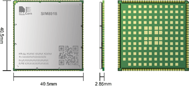 SIM8918EA 스마트 모듈 참고 이미지